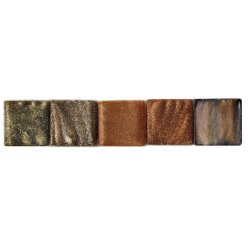 mosaique effet metallique cuivrebrun 1 x 1 cm
