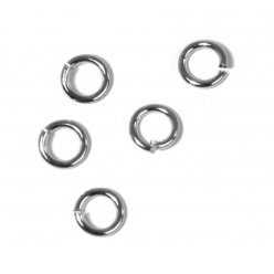 anneaux ronds argente o 46 mm 100 pieces