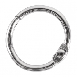 anneau en metal ouvrable o 20 mm argent