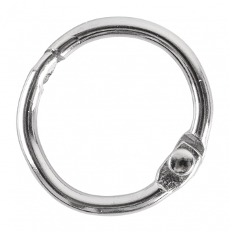 anneau en metal ouvrable o 20 mm argent