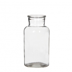 vase medicinal en verre 8x16 cm