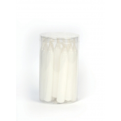 bougies blanches o13 h 100 mm 20 pieces