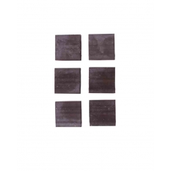 Aimants carrés adhésifs et souples 1,2 cm x 12 pièces