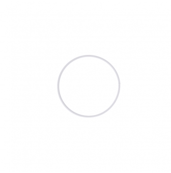 armature abat jour cercle o 10 cm blanc