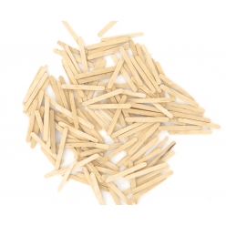 Bâtonnets ronds en bois 10 x 0,4 cm - 60 pcs environ - Batonnets