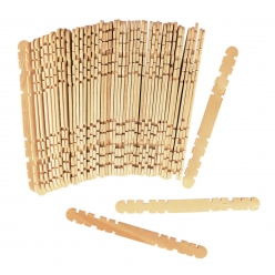 batons de construction en bois 114 x 1 cm 50 pieces