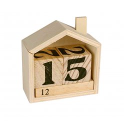 calendrier perpetuel en bois maison