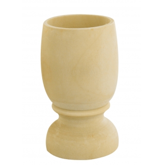 coquetier en bois 4 x 7 cm