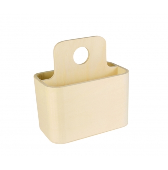 pot en bois pour couverts ou crayons 16 x 95 x 17 cm