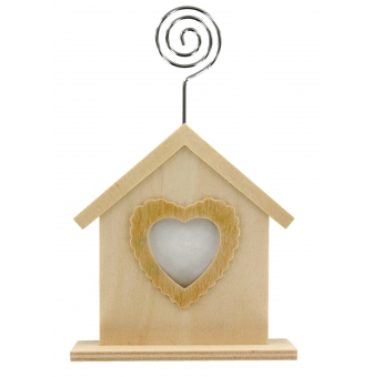 porte nom en bois nichoir 10 x 4 x 16 cm