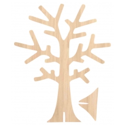 support a bijoux arbre en bois 22 x 18 x 03 cm