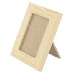 cadre photo en bois chevalet 10 x 8 cm