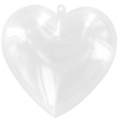 coeur en plastique 85 cm