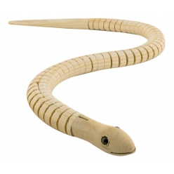jouet en bois articule serpent 48 x 2 cm