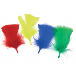 plumes marabou multicolores 6 a 10 cm 270 pieces