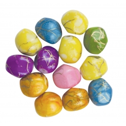 Perles acryliques marbrées 1,4 x 1,5 cm 33 pièces