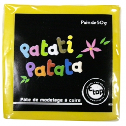 pate polymere a modeler patati patata jaune 50 g