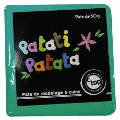 Pâte polymère à modeler Patati Patata Emeraude 50 g