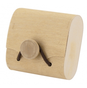 boite dragee copeaux en bois 6 x 6 x 3 cm