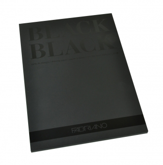 papier fabriano noir bloc a4 300g 20 feuil ultranoir
