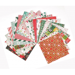 feuilles papier noel tendance 152x152 cm x 20pcs