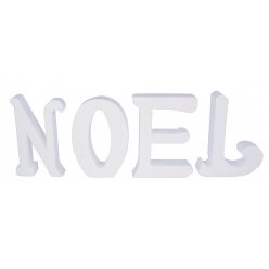 mot noel polystyrene 32 x 12 cm