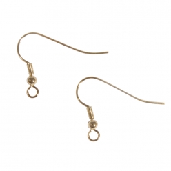 boucles d oreille americaines argente 20 mm la paire