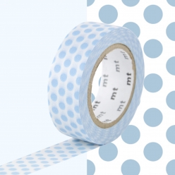 masking tape mt pois bleu glacier  dot ice