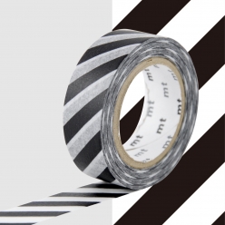 masking tape mt rayures noir  stripe black