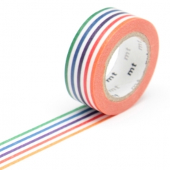 masking tape mt kids lignes multicolores  colourful border