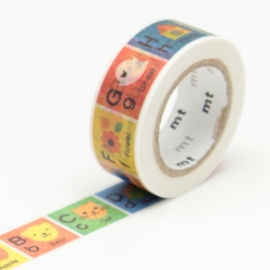 masking tape mt kids multicolore alphabet a  m