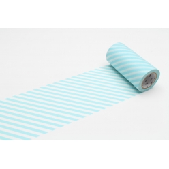 masking tape mt casa raye 100 mm aqua  stripe mint blue