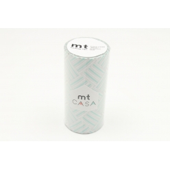 masking tape mt 100 mm casa raye tressage bleu argent  corner izumi