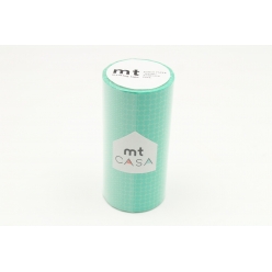 masking tape mt 100 mm casa traditionnel lagon  line pattern green