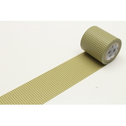 masking tape mt 50 mm casa quadrillage vert fond vert  moss