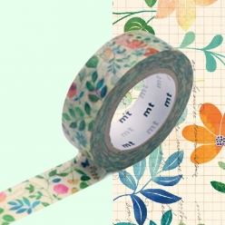 masking tape mt ex fleurs sur papier  watercolor flower