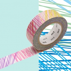 masking tape mt kapitza hachures multicolores  scribble