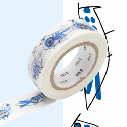 masking tape mt lisa oiseaux  retrobirds