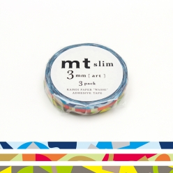 Masking Tape MT 3 mm SLIM Set de 3 mosaïque - art