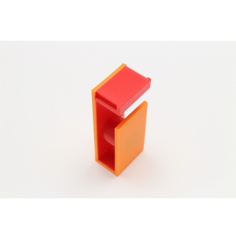 derouleur magnetique pour masking tape mt  orange et rouge