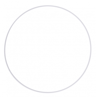 armature abat jour cercle o 25 cm blanc