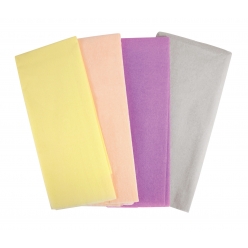 crepon couleurs pastelles feuille 100 x 50 cm x 4 pcs