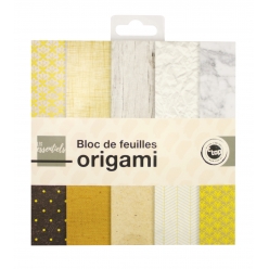 carnet origami 152 x 152 cm motifs et couleurs assortis x 20 feuilles