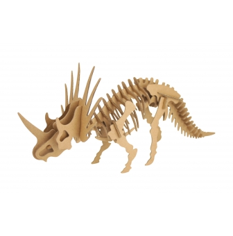 maquette en carton a assembler triceratops 35 x 15 x 11cm