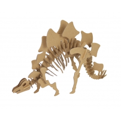 maquette en carton a assembler stegosaure 26 x 16 x 7 cm