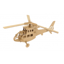 maquette en carton a assembler helicoptere 28 x 22 x 11 cm