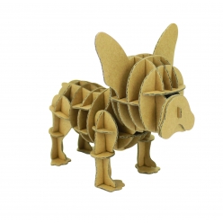 maquette en carton a assembler bulldog 12 x 10 x 8 cm