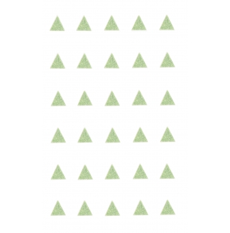 mini transfert textile paillete triangle argente 1 x 1 cm x 30 pcs