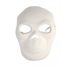 Masque tête de mort + élastique 21,5 x 16 cm