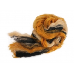 cheveux creatifs pour masques deguisement couleur savane 12m x 20g